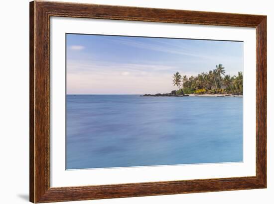 Muri Lagoon Sunrise, Rarotonga, Cook Islands, South Pacific, Pacific-Matthew Williams-Ellis-Framed Photographic Print