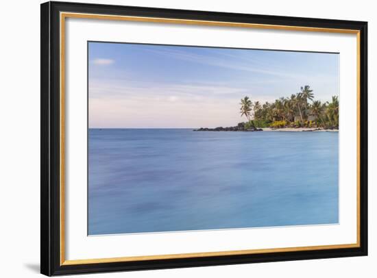 Muri Lagoon Sunrise, Rarotonga, Cook Islands, South Pacific, Pacific-Matthew Williams-Ellis-Framed Photographic Print