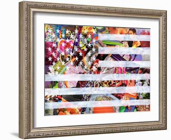 Murican Flag-Artpoptart-Framed Giclee Print