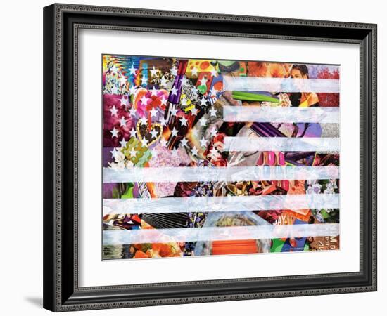 Murican Flag-Artpoptart-Framed Giclee Print