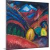 Murnau, 1910 (Oil on Card)-Alexej Von Jawlensky-Mounted Giclee Print