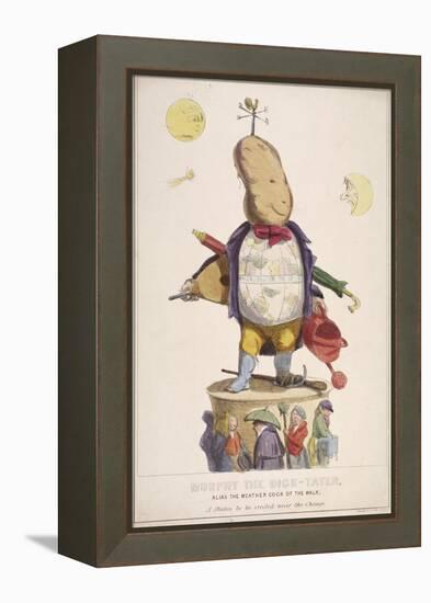 Murphy the Dick-Tater, Alias the Weather Cock of the Walk, 1837-Standidge & Co-Framed Premier Image Canvas