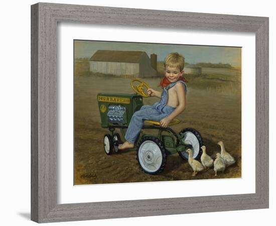 Murray Diesel Tractor-David Lindsley-Framed Giclee Print