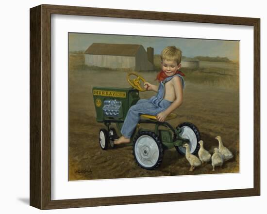 Murray Diesel Tractor-David Lindsley-Framed Giclee Print