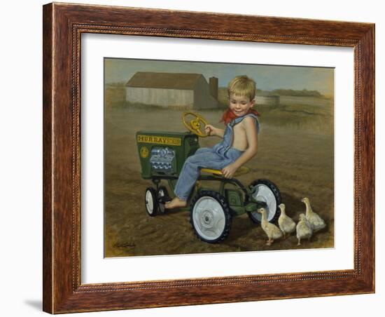 Murray Diesel Tractor-David Lindsley-Framed Giclee Print