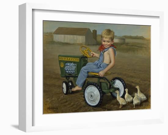 Murray Diesel Tractor-David Lindsley-Framed Giclee Print