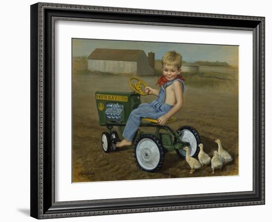 Murray Diesel Tractor-David Lindsley-Framed Giclee Print