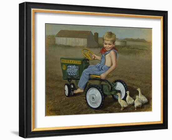 Murray Diesel Tractor-David Lindsley-Framed Giclee Print