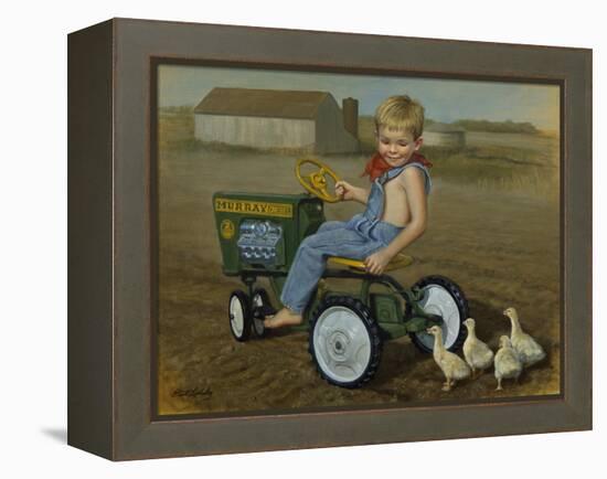 Murray Diesel Tractor-David Lindsley-Framed Premier Image Canvas