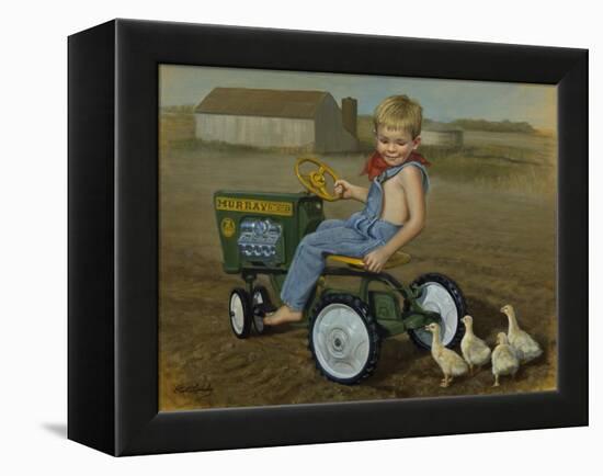 Murray Diesel Tractor-David Lindsley-Framed Premier Image Canvas