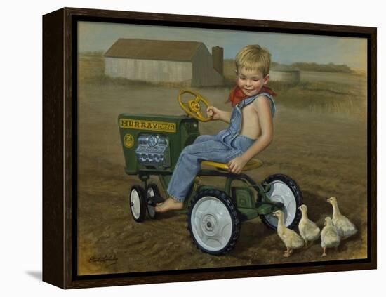 Murray Diesel Tractor-David Lindsley-Framed Premier Image Canvas