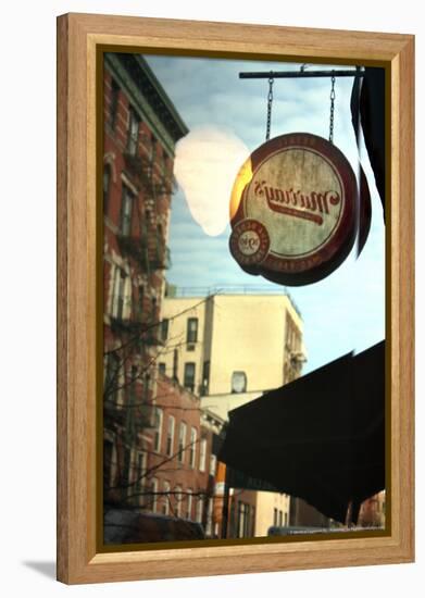 Murray's Cheese Shop Reflection-null-Framed Stretched Canvas