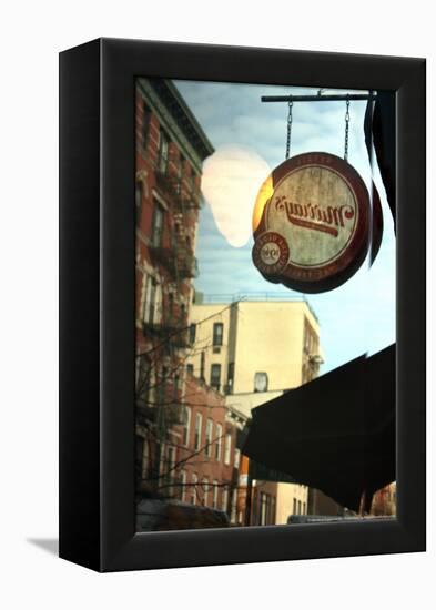 Murray's Cheese Shop Reflection-null-Framed Stretched Canvas