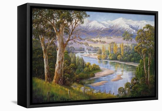 Murray Valley Campers-John Bradley-Framed Premier Image Canvas