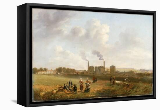 Murton Colliery, 1843-John Wilson Carmichael-Framed Premier Image Canvas