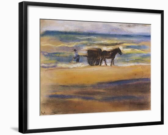 Muschelsucher Am Strand-Max Liebermann-Framed Giclee Print