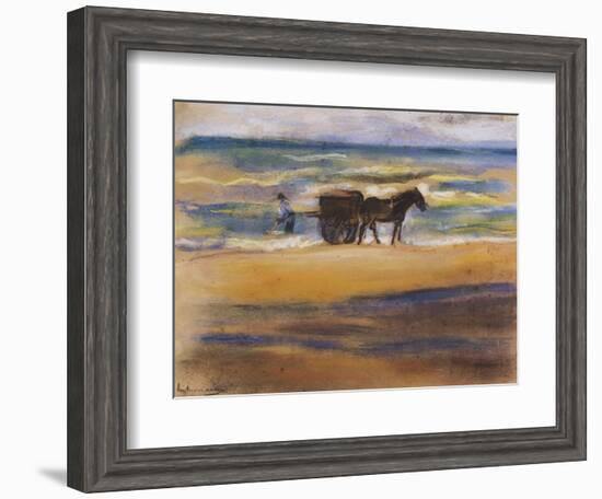 Muschelsucher Am Strand-Max Liebermann-Framed Giclee Print