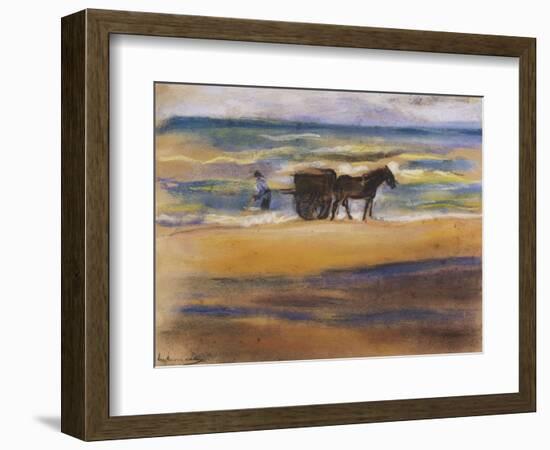 Muschelsucher Am Strand-Max Liebermann-Framed Giclee Print