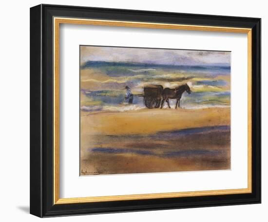 Muschelsucher Am Strand-Max Liebermann-Framed Giclee Print