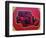 Muscle Car 3-Abstract Graffiti-Framed Giclee Print