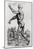 Musculature Structure of a Man-Andreas Vesalius-Mounted Giclee Print