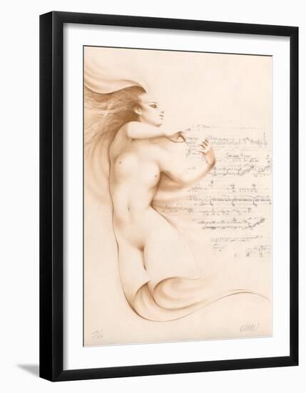 Muse I (ocre)-Gerard Daran-Framed Limited Edition