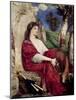 Muse of Music and Lyric Poetry-Arnold Bocklin-Mounted Giclee Print