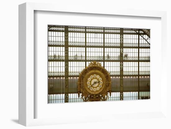 Musee D'Orsay Clock, Paris, France, Europe-Neil Farrin-Framed Photographic Print