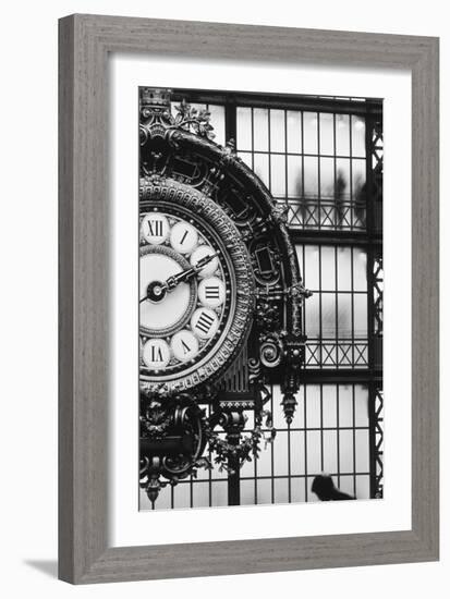 Musee D'Orsay Interior Clock, Paris, France-Panoramic Images-Framed Premium Photographic Print