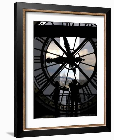 Musee d'Orsay's Clock Window, Paris, France-Lisa S^ Engelbrecht-Framed Photographic Print