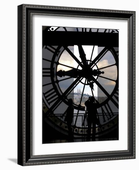 Musee d'Orsay's Clock Window, Paris, France-Lisa S^ Engelbrecht-Framed Photographic Print