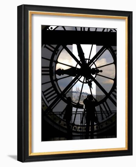 Musee d'Orsay's Clock Window, Paris, France-Lisa S^ Engelbrecht-Framed Photographic Print