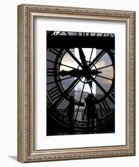 Musee d'Orsay's Clock Window, Paris, France-Lisa S^ Engelbrecht-Framed Premium Photographic Print