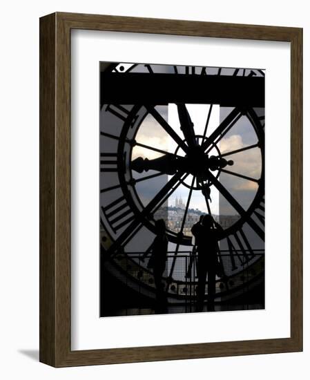 Musee d'Orsay's Clock Window, Paris, France-Lisa S^ Engelbrecht-Framed Photographic Print