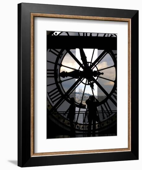 Musee d'Orsay's Clock Window, Paris, France-Lisa S^ Engelbrecht-Framed Photographic Print