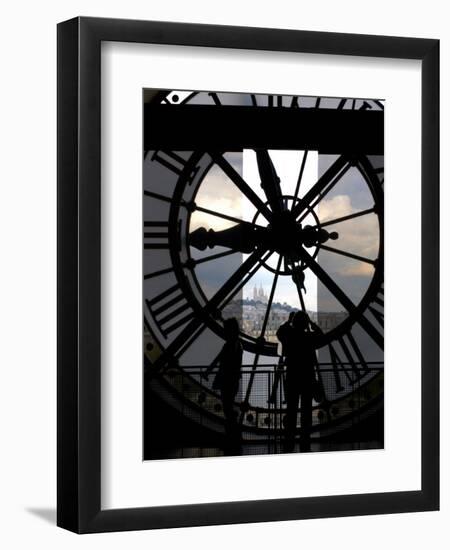Musee d'Orsay's Clock Window, Paris, France-Lisa S^ Engelbrecht-Framed Photographic Print
