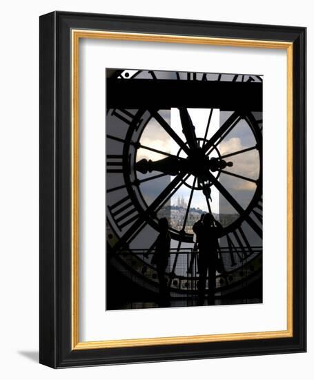 Musee d'Orsay's Clock Window, Paris, France-Lisa S^ Engelbrecht-Framed Photographic Print