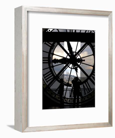 Musee d'Orsay's Clock Window, Paris, France-Lisa S^ Engelbrecht-Framed Photographic Print