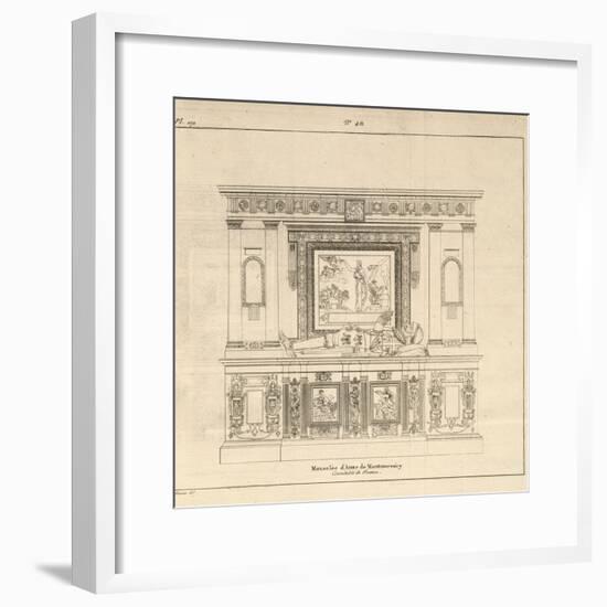 Musée des Monuments Français tome 5, par Alexandre Lenoir: planche 171 : mo-Charles Percier-Framed Giclee Print