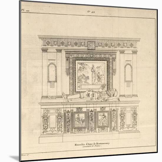 Musée des Monuments Français tome 5, par Alexandre Lenoir: planche 171 : mo-Charles Percier-Mounted Giclee Print