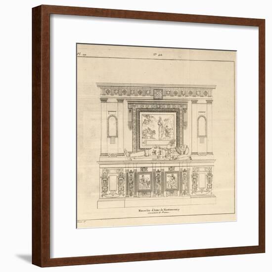 Musée des Monuments Français tome 5, par Alexandre Lenoir: planche 171 : mo-Charles Percier-Framed Giclee Print