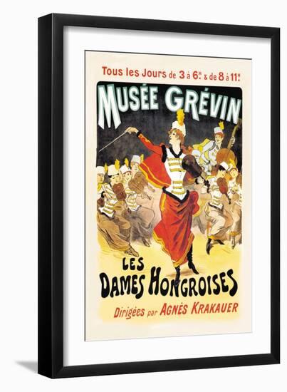 Musee Grevin: Les Dames Hongroises-Jules Chéret-Framed Art Print