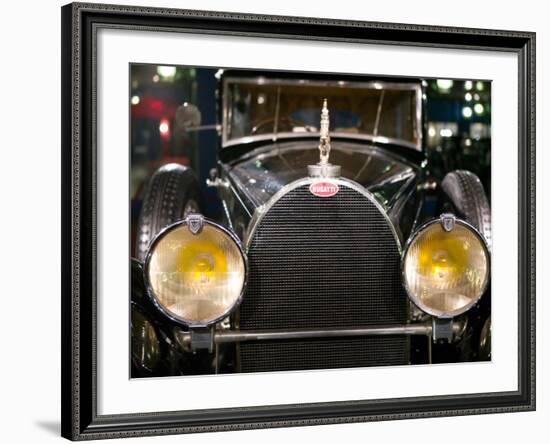 Musee National de l'Automobile, Bugatti Grille, Haut Rhin, France-Walter Bibikow-Framed Photographic Print