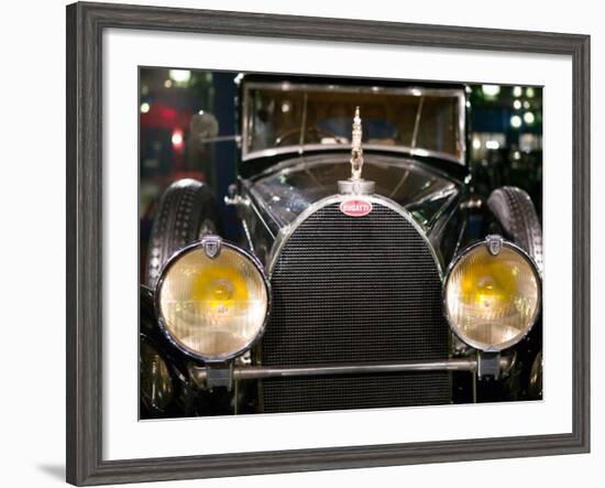 Musee National de l'Automobile, Bugatti Grille, Haut Rhin, France-Walter Bibikow-Framed Photographic Print