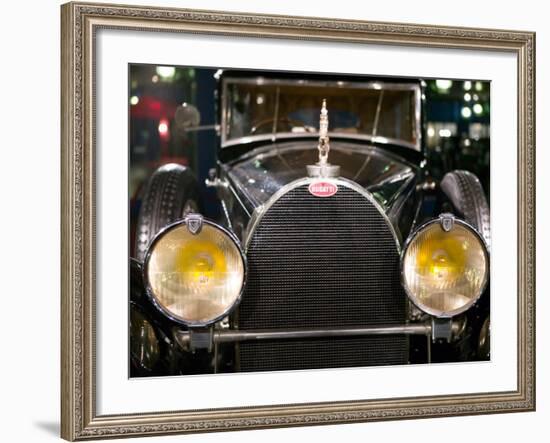 Musee National de l'Automobile, Bugatti Grille, Haut Rhin, France-Walter Bibikow-Framed Photographic Print