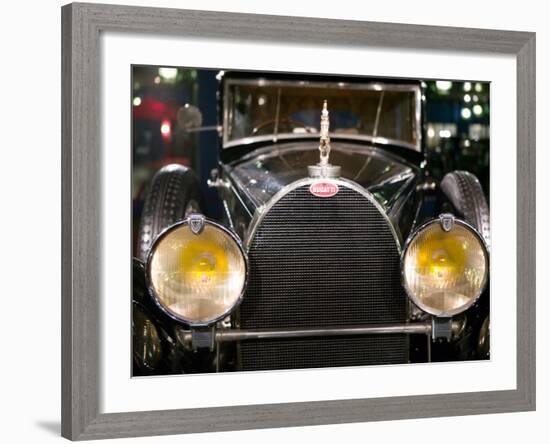 Musee National de l'Automobile, Bugatti Grille, Haut Rhin, France-Walter Bibikow-Framed Photographic Print