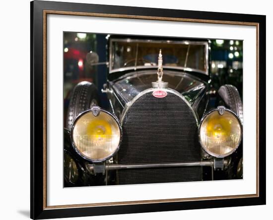 Musee National de l'Automobile, Bugatti Grille, Haut Rhin, France-Walter Bibikow-Framed Photographic Print