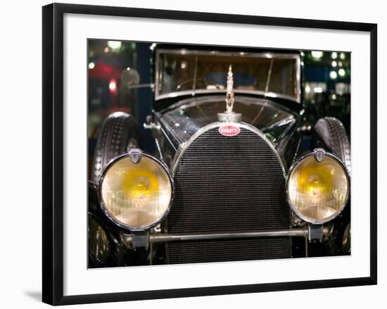 Musee National de l'Automobile, Bugatti Grille, Haut Rhin, France-Walter Bibikow-Framed Photographic Print