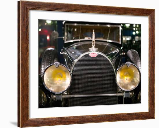 Musee National de l'Automobile, Bugatti Grille, Haut Rhin, France-Walter Bibikow-Framed Photographic Print