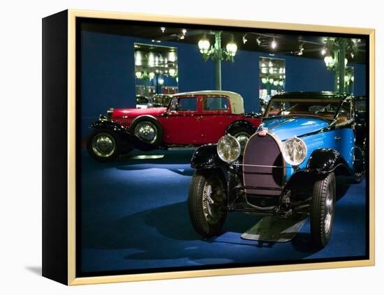 Musee National de l'Automobile, Bugatti Grille, Haut Rhin, France-Walter Bibikow-Framed Premier Image Canvas